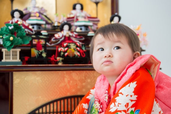 初節句は赤い被布を着せよう!